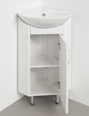 Тумба под раковину Style Line Веер 30 Белый глянец