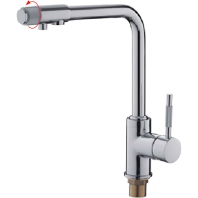 Смеситель для кухни Zerix LR4155-3 ZX4445 Хром