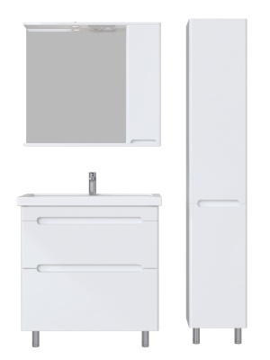 Комплект мебели для ванной San Star Адель 80 170.1-1.4.1.+8000UF+176.1-2.4.1. Белый