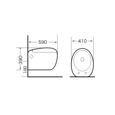 Унитаз Grossman GR-4442 подвесной с сиденьем Микролифт