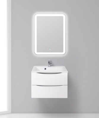 Тумба под раковину BelBagno Marino 65 подвесная Bianco Lucido