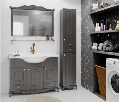 Зеркало Mixline Прованс 105 539606 Черное