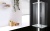 Душевой уголок Cezares Premier-Soft AH-1 130x100 IV профиль Хром стекло прозрачное