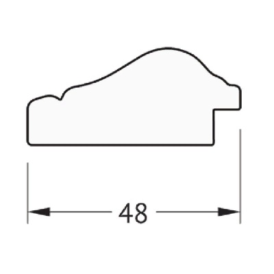 Зеркало Evoform Definite 102х52 Сусальное золото