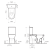 Унитаз компакт Vitra Special Needs Conforma 9832B003-7204 с бачком и сиденьем