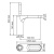 Смеситель для раковины WasserKRAFT Kammel 1803 Хром
