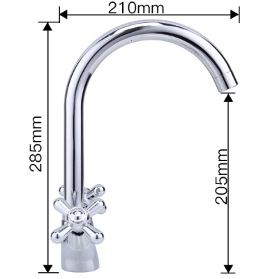 Смеситель для кухни Frap F4025 Хром