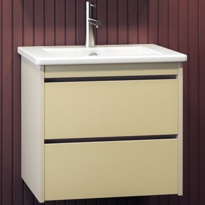 Тумба под раковину Opadiris Фреш 60 Z0000010428 подвесная Бело-бежевая