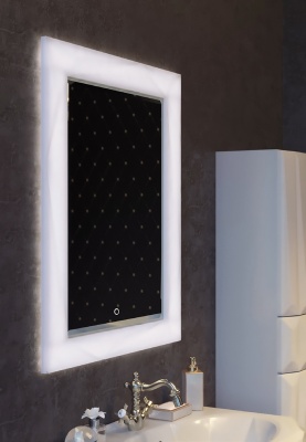 Зеркало Aima Design Brilliant/Cristal 70 Light Белое
