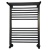 Водяной полотенцесушитель Ника Modern ЛМ 3 80x50 с полкой Черный 16 перекладин