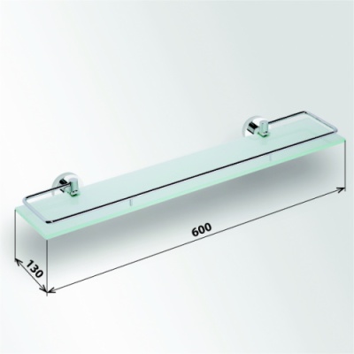 Полочка для ванной Bemeta Omega 104102212 Хром