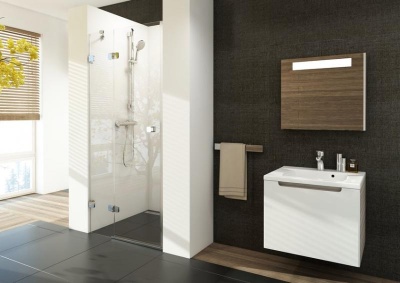 Душевая дверь в нишу Ravak Brilliant BSD2-90 A L хром+транспарент