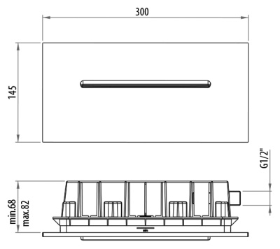 Излив Gattoni Programma Docce 1031/SD хром