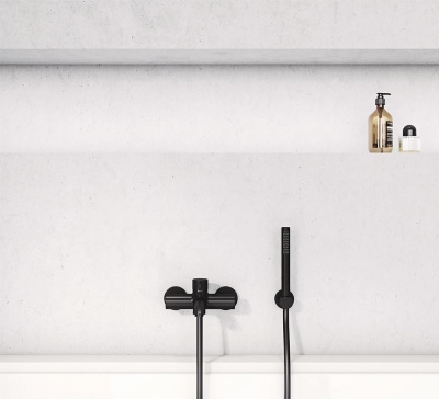 Смеситель для ванны Kludi Bozz 386913976 Черный