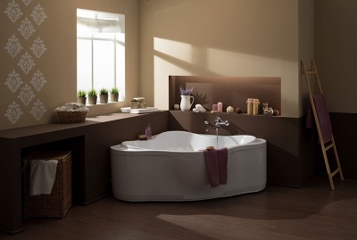 Акриловая ванна Aquanet Margarita 150x150 с гидромассажем