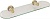 Стеклянная полка Fixsen Bogema Gold FX-78503G Золото Белый
