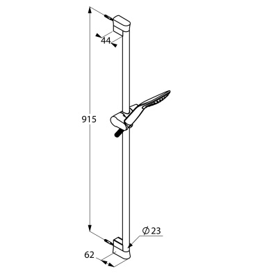 Душевой гарнитур Kludi Fizz 6764005-00 Хром