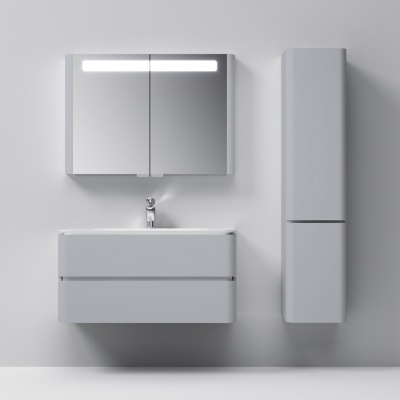 Шкаф пенал AM.PM Sensation 40 R M30CHR0406FG подвесной Серый шелк