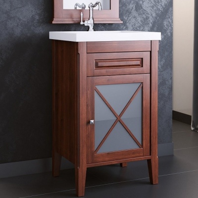 Комплект мебели для ванной Opadiris Палермо 50 R Светлый орех