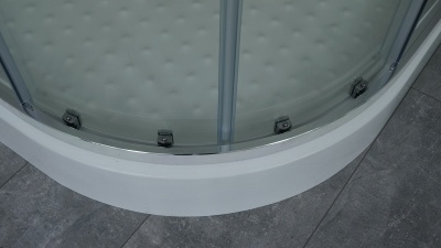Душевой уголок Timo 100x100 TL-1101F профиль Хром стекло матовое