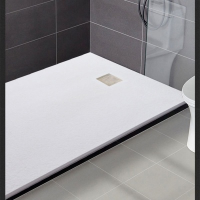 Душевой поддон из искусственного камня Vincea VST-2SR28010W 100x80 Белый матовый