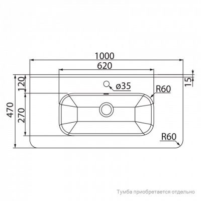 Раковина Iddis 100 0101B00i28 Белая