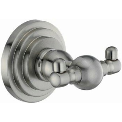 Двойной крючок WasserKRAFT Ammer K-7023D Хром матовый