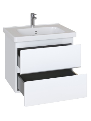 Комплект мебели для ванной San Star Arista 65 180.1-1.5.1.+640214+38.1-2.4.1. подвесной Белый