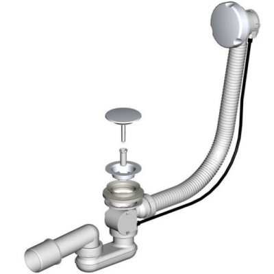 Слив-перелив для ванны Laufen Alessi One 2.9445.8.000.000.1 с наливом