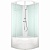 Душевая кабина Domani-Spa Eco Delight 88 High 80x80 DS01EcD88HWCl00 профиль Белый задние стенки Белые
