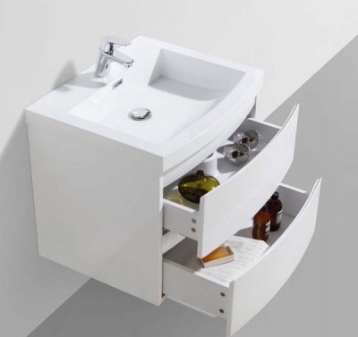 Тумба под раковину BelBagno Senso 92 подвесная Bianco Lucido