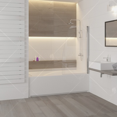 Шторка на ванну RGW Screens SC-36 80x150 профиль Хром стекло прозрачное Шторка на ванну RGW Screens SC-36 80x150 профиль Хром стекло прозрачное