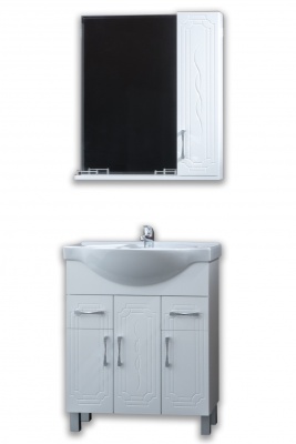 Зеркало со шкафом Cerutti SPA Персия 70 6579 Белое