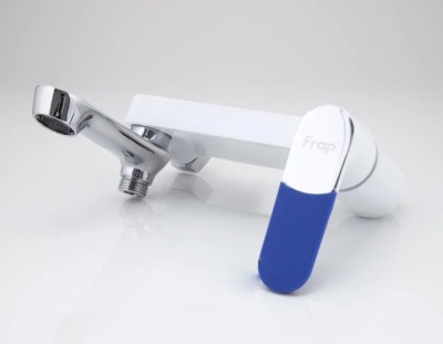 Смеситель для ванны Frap F3234 Белый Хром