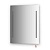 Зеркало Evoform Ledline 75х60 с подсветкой
