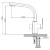 Смеситель для кухни ZorG Clean Water ZR 311 YF- КВАРЦ Кварц