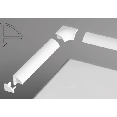 Декоративная планка Ravak 6 1100 XB441100001 Белая