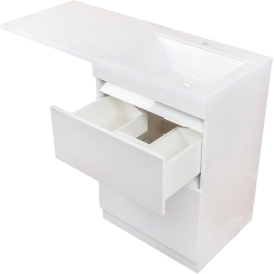 Тумба под раковину Style Line Даллас 120 Люкс Plus Белая