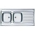 Кухонная мойка Alveus Classic 100 L 1009084 Нержавеющая сталь