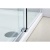 Душевой уголок Black&White Stellar Wind S202-800х1200 прямоугольный профиль Серебристый хром стекло прозрачное