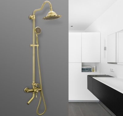 Душевая система Frap F2447 Бронза