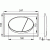 Клавиша смыва Alcaplast Basic M73 Хром