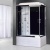 Душевая кабина Royal Bath BP 100х80 RB8100BP3-BT-CH-L с гидромассажем профиль Хром задняя стенка Черная