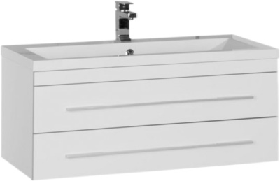 Тумба под раковину Aquanet Верона 100 175382 подвесная Белая