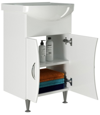 Тумба под раковину Mixline Эталон 52 525506 Белая