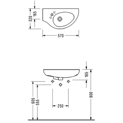 Раковина Serel Friendly 57 6742 Белая