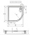 Акриловый поддон для душа Riho Davos 285 100x100 DA9300500000000 Белый без антискользящего покрытия