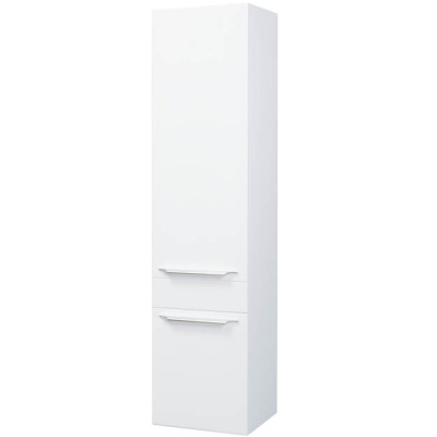 Шкаф пенал Bellezza Альдо 35 подвесной L Белый