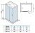 Душевая кабина WeltWasser WW500 Laine 1213 120x90 10000003276 профиль Хром стекло прозрачное