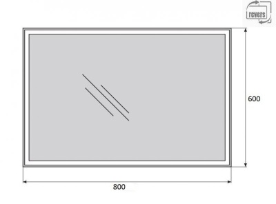 Комплект мебели для ванной BelBagno SET-KRAFT-700-RNN-CDEC-BB344-LOY-GRT-600/800 с зеркалом и смесителем Rovere Nebrasca Nature, столешница - Cemento Decorato (с нанесением узора)
